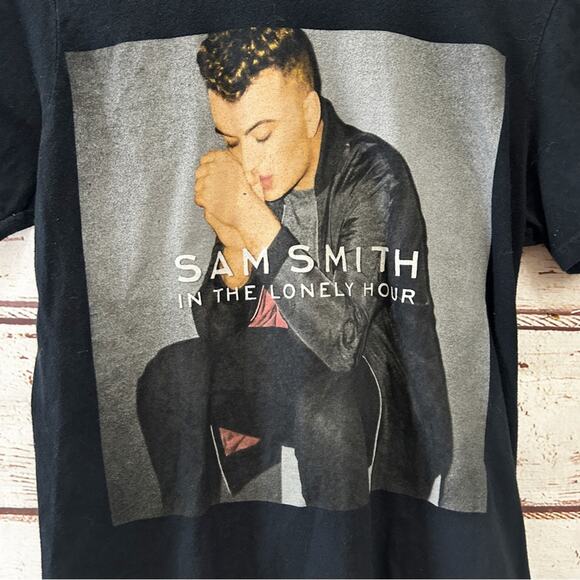 SAM SMITH 2015 In The Lonely Hour Concert Tour Shirt Sz S - Picture 3 of 3